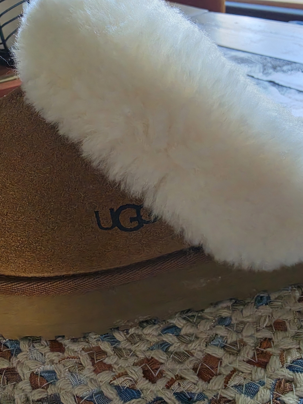 UGG Chestnut Shearling-Lined Women's Slip-On